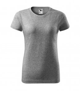Женская футболка Malfini Basic Темно-серый меланж