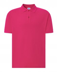 Мужская футболка поло JHK PORA 210 Ярко-розовый