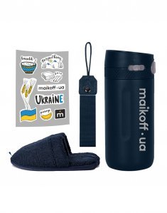 Подарочный Birthday-бокс с собственным принтом «Мужской комфорт» Темно-синий Birthday-011/darkblue фото