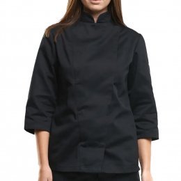 Китель поварской Rio 235-1 Женский Черный vt_rio235_woman/black фото