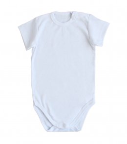 Детский боди с коротким рукавом Белый ld_BD59/white фото