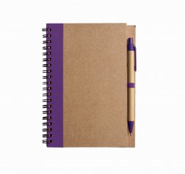 Блокнот с ручкой B6 формат Фиолетовый