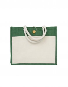 Сумка ламинированная с большим карманом HANNA Зеленый en_50S80A2/40 фото