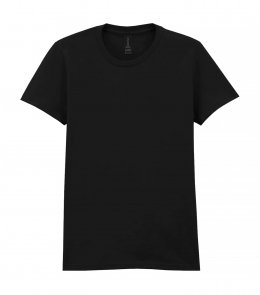 Футболка женская Gildan Softstyle Midweight 185 Черный