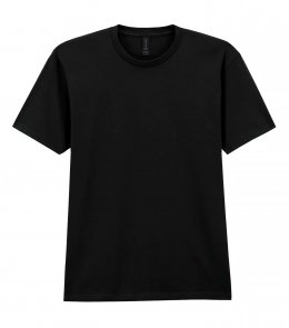 Футболка Gildan Softstyle Midweight 185 Черный