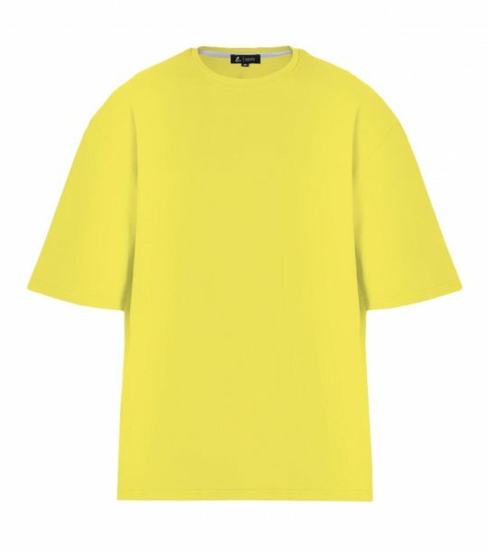 Чоловіча футболка Ray Market Oversize U0104/Lemon фото