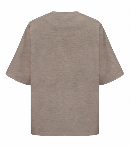 Мужская футболка Maikoff Oversize oversizeRG190/melanzh_kapuchino фото