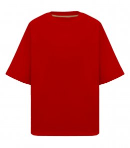 Футболка Maikoff Oversize Raglan 190 Красный светлый