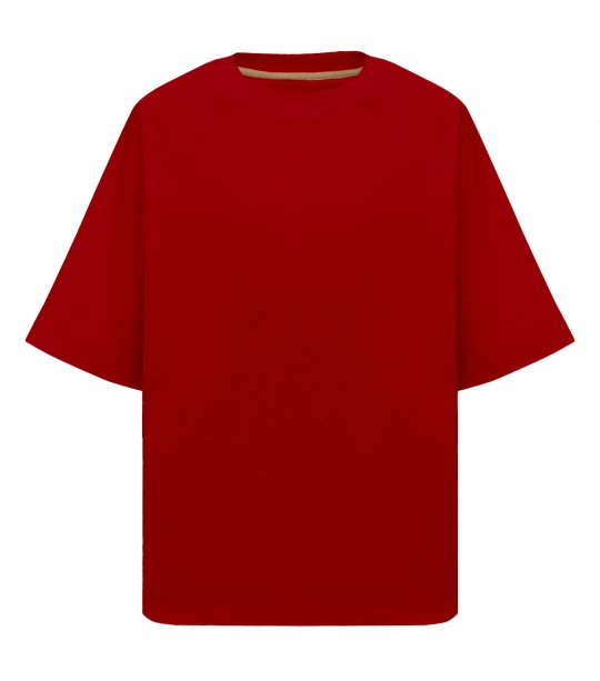 Чоловіча футболка Maikoff Oversize oversizeRG190/chervonyi_tm фото