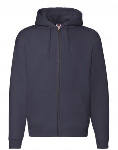 Мужская толстовка на замке Fruit of the Loom Premium Hooded Sweat Zip Темно-синий tr_0620340/AZ фото