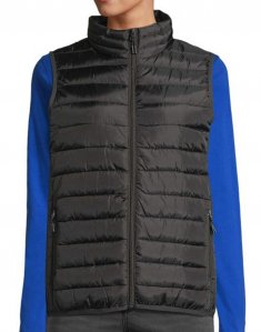 Жіночий жилет SOL'S Stream BW Чорний