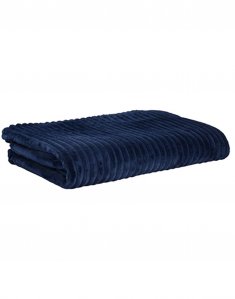 Плед флисовый Soft Me Line Темно-синий be_70030305/44 фото