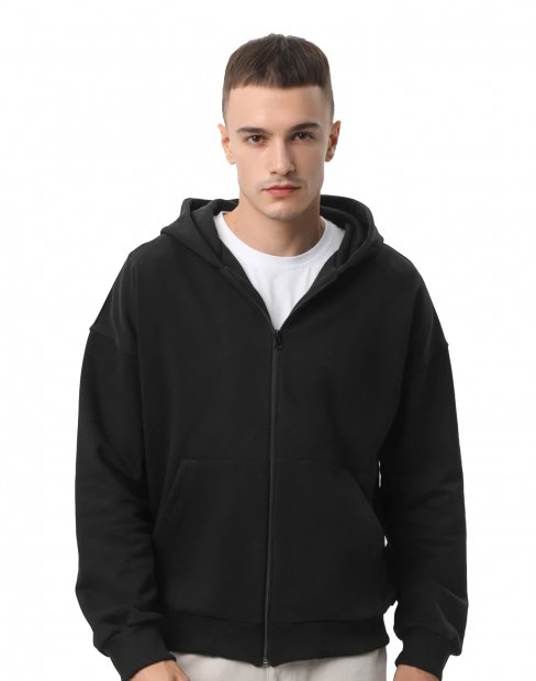 Мужская, женская толстовка на замке RM U0409/Black фото