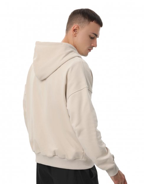 Чоловіча, жіноча толстовка на замку Ray Market U0409/Cream фото