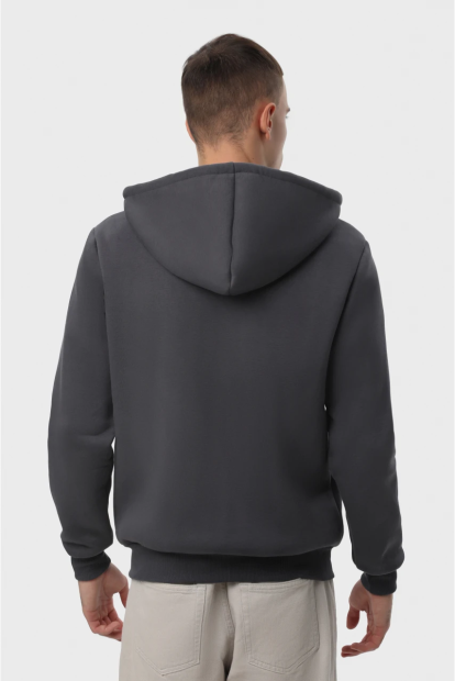 Чоловіча толстовка на замку Ray Market Basic U0405/darkgrey фото