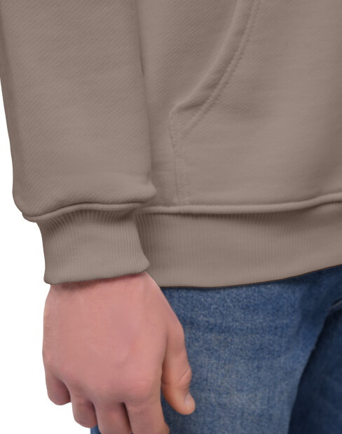 Мужская, женская толстовка Maikoff diagonalHoodie/capucino фото