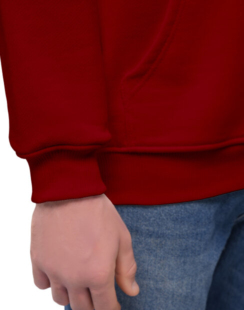 Мужская, женская толстовка Maikoff diagonalHoodie/red_dark фото