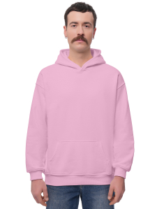 Худі (толстовка) Maikoff Oversize Diagonal 550 Світло рожевий