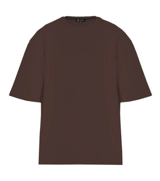 Мужская футболка RM Oversize U0104/chocolate фото