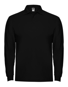 Мужская футболка-поло с длинным рукавом Estrella L/S 220 Черный to_6635/02 фото