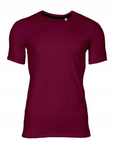 Мужская футболка Stedman CLIVE (CREW NECK) Бордовый