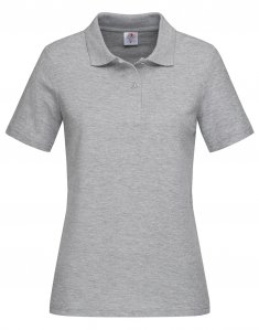 Женская футболка поло Stedman POLO WOMEN Серый меланж