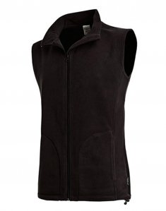 Мужская флисовая жилетка Stedman ACTIVE FLEECE VEST MAN Черный