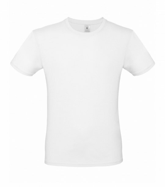 Мужская футболка B&C EXACT EXACT150/White фото