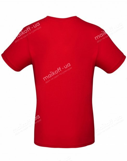 Чоловіча футболка B&C EXACT EXACT 150/Red фото