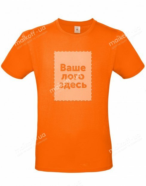 Чоловіча футболка B&C EXACT EXACT 150/Orange фото