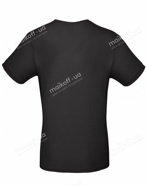 Чоловіча футболка B&C EXACT EXACT 150/Black фото