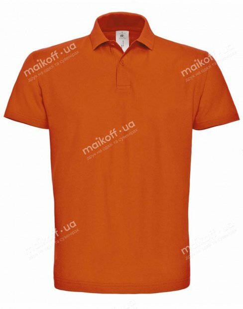 Чоловіча футболка поло B&C ID.001 ID.001/Orange фото