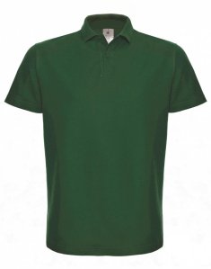 Мужская футболка поло B&C ID.001 Темно-зеленый