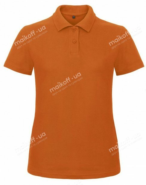 Жіноча футболка поло B&C ID.001 /WOMEN ID.001 /WOMEN/Orange фото