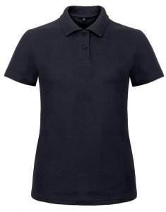 Женская футболка поло B&C ID.001 /WOME Глубокий темно-синий