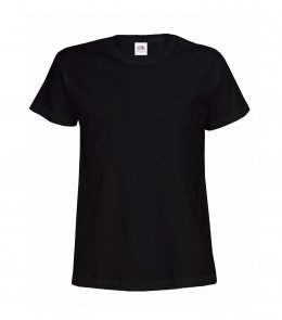 Дитяча футболка Fruit of the Loom VALUEWEIGHT T KIDS Чорний