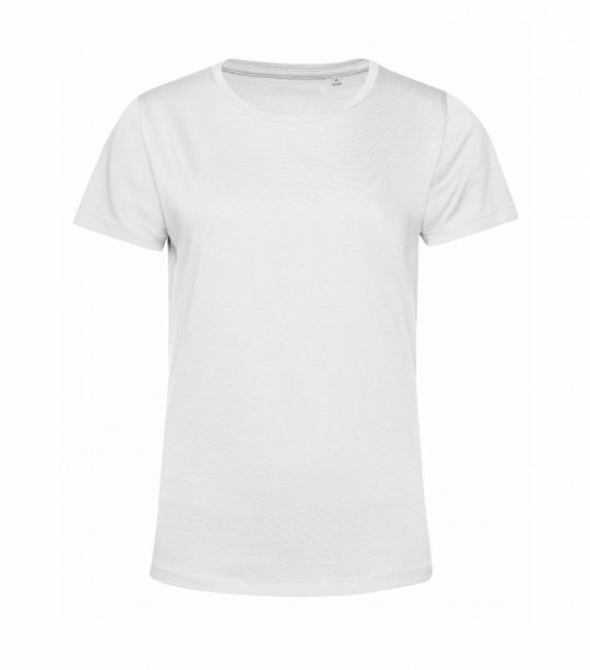 Женская футболка B&C WOMEN-ONLY #E150/WOMEN/White фото