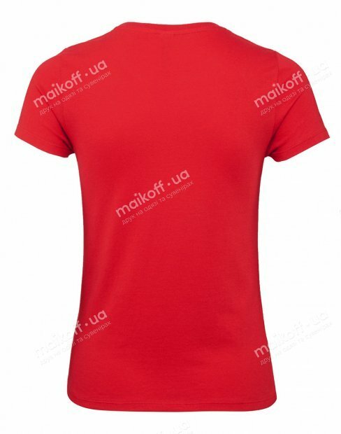 Женская футболка B&C WOMEN-ONLY #E150/WOMEN/Red фото