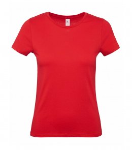 Женская футболка B&C #E150 /WOMEN Красный