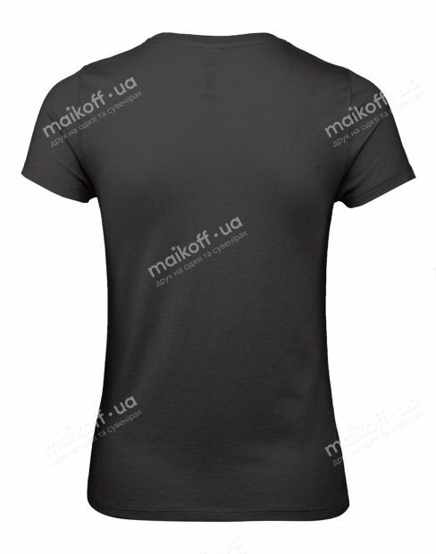Жіноча футболка B&C WOMEN-ONLY #E150 /WOMEN/Black фото
