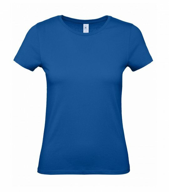 Женская футболка B&C WOMEN-ONLY #E150/WOMEN/RoyalBlue фото