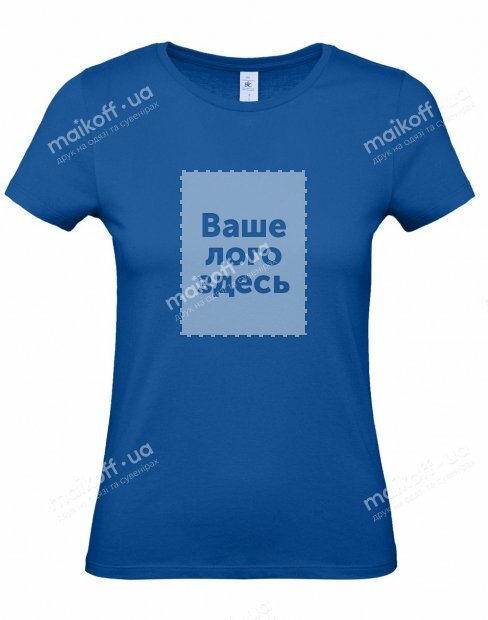 Жіноча футболка B&C WOMEN-ONLY #E150/WOMEN/RoyalBlue фото