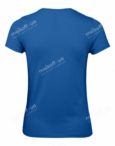 Женская футболка B&C WOMEN-ONLY #E150/WOMEN/RoyalBlue фото
