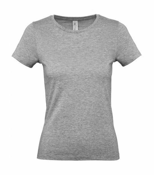 Жіноча футболка B&C WOMEN-ONLY #E150/WOMEN/SportGrey фото