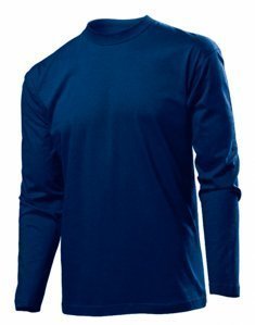 Мужская футболка с длинным рукавом Stedman CLASSIC LONG SLEEVE MEN Глубокий темно-синий