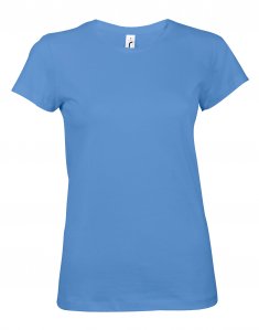 Жіноча футболка Sols IMPERIAL WOMEN Блакитний 11502/200 фото
