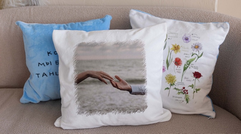 Принт на подушках Подушки с принтами