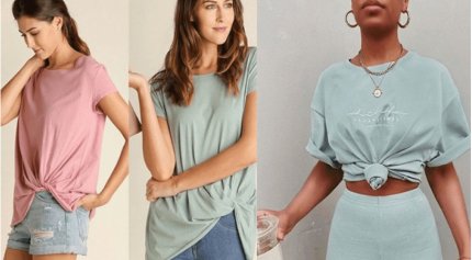 Стильные образы на каждый день: как красиво заправить футболку