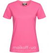 Жіноча футболка КУКУСИКИ Яскраво-рожевий фото