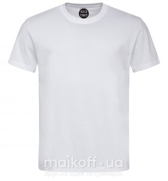 Мужская футболка WITHOUT GMO Белый фото
